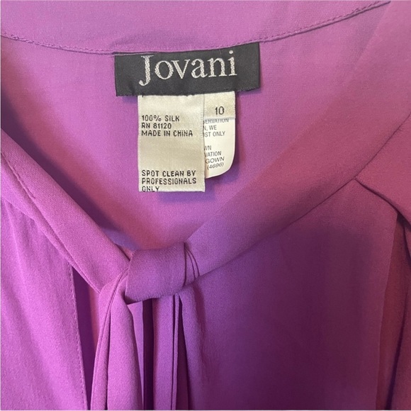 Jovani Purple Top - Picture 3 of 4